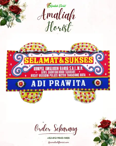 Papan Bunga Ucapan Selamat Kaur Tengah