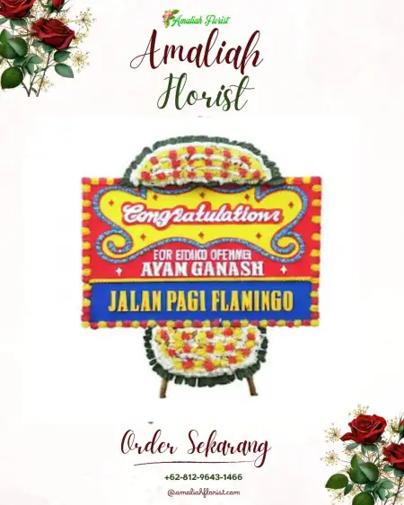 Sewa Papan Bunga Kaur Tengah